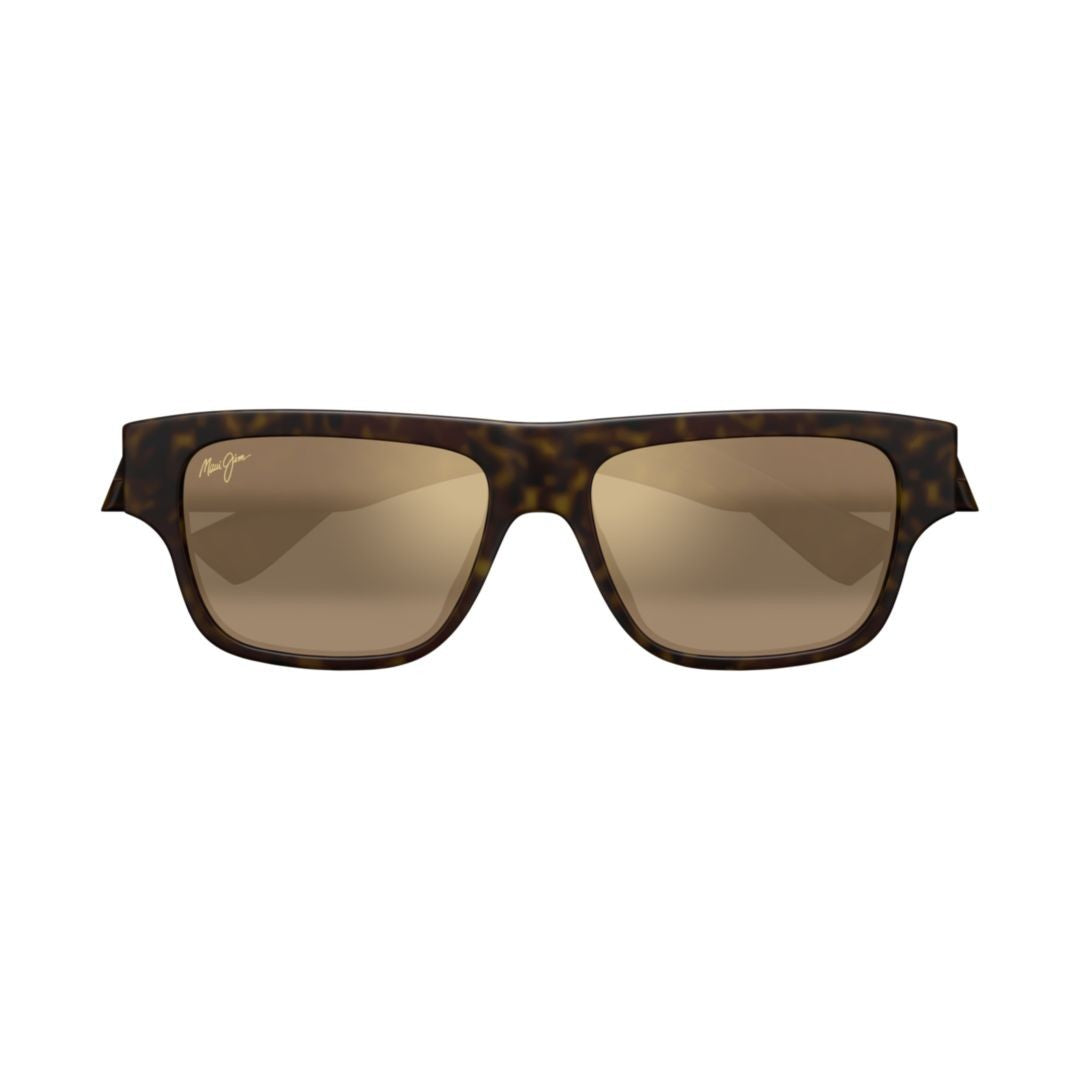 Maui Jim Tortoiseshell Mj0638s Rectangular Sunglasses