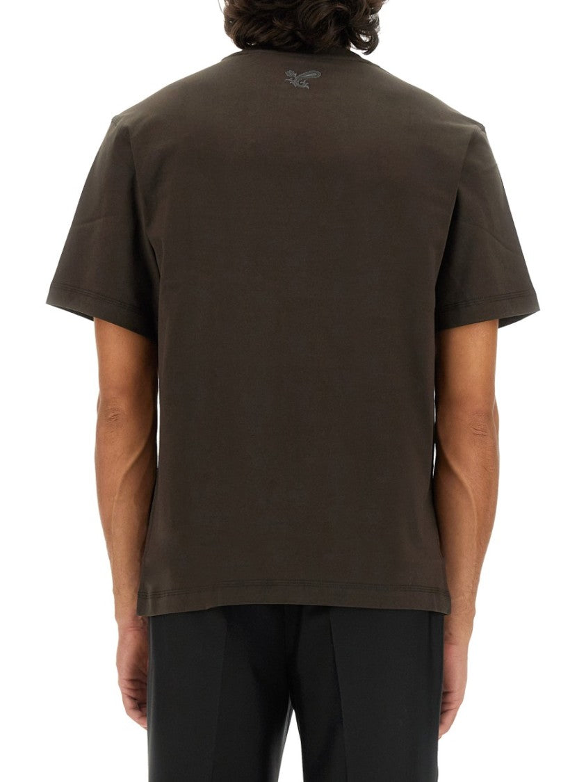 Burberry Brown Cotton T-Shirt