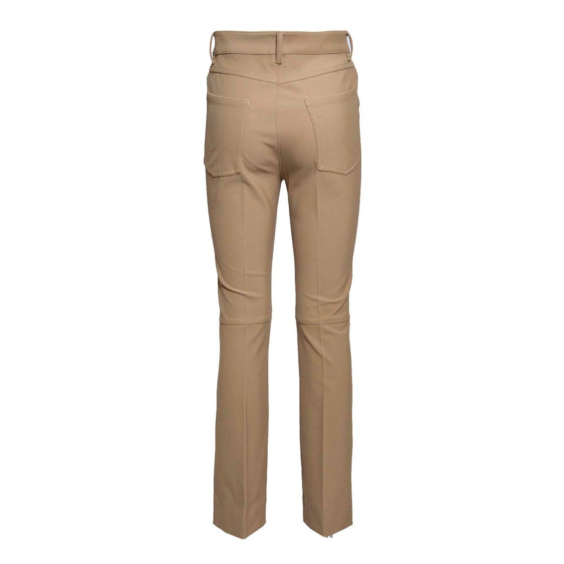 Max Mara Tabarin Pants In Camel Cotton Twill