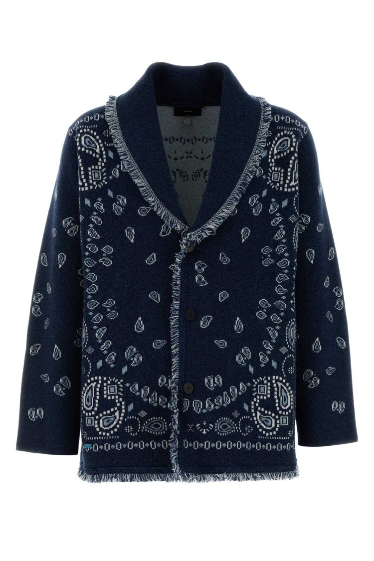 Alanui Embroidered Cashmere Oversize Cardigan