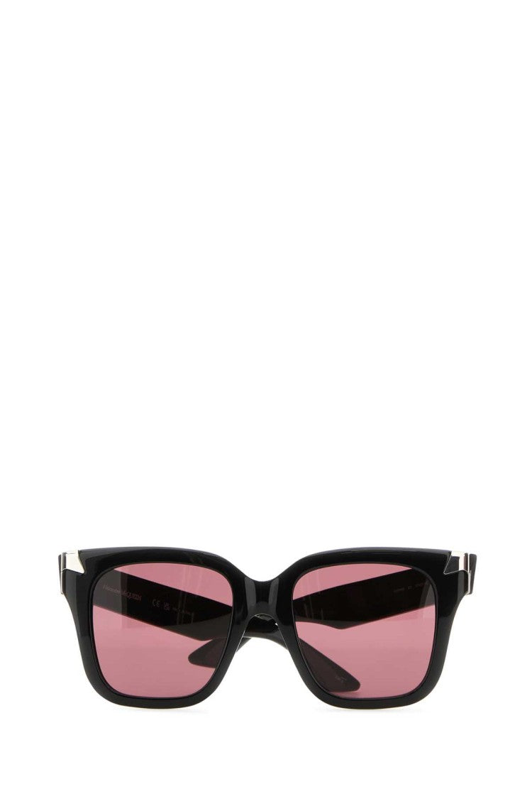 Alexander Mcqueen Black Acetate Punk Rivet Sunglasses