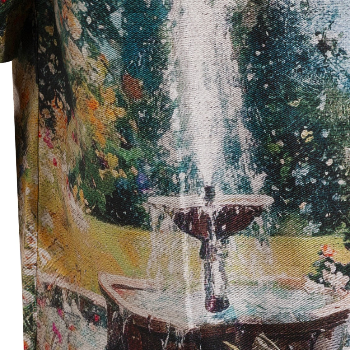 Amiri Garden Print Short-Sleeve Shirt