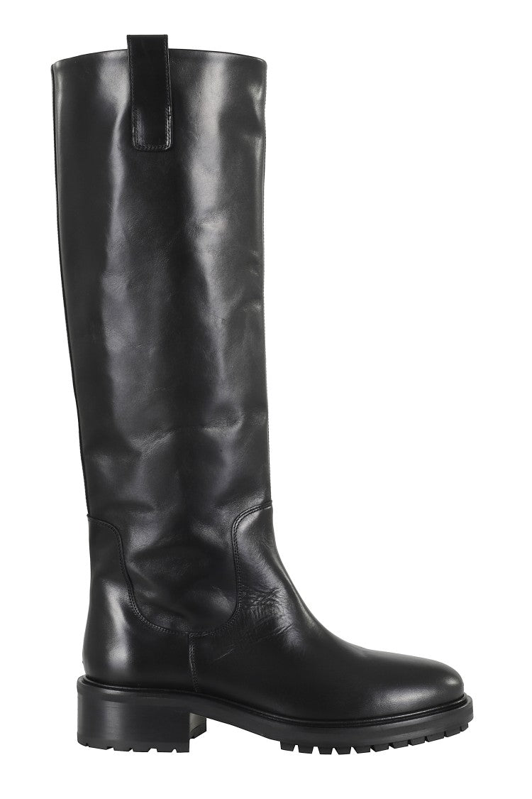 Aeydē Round Toe Tall Boots