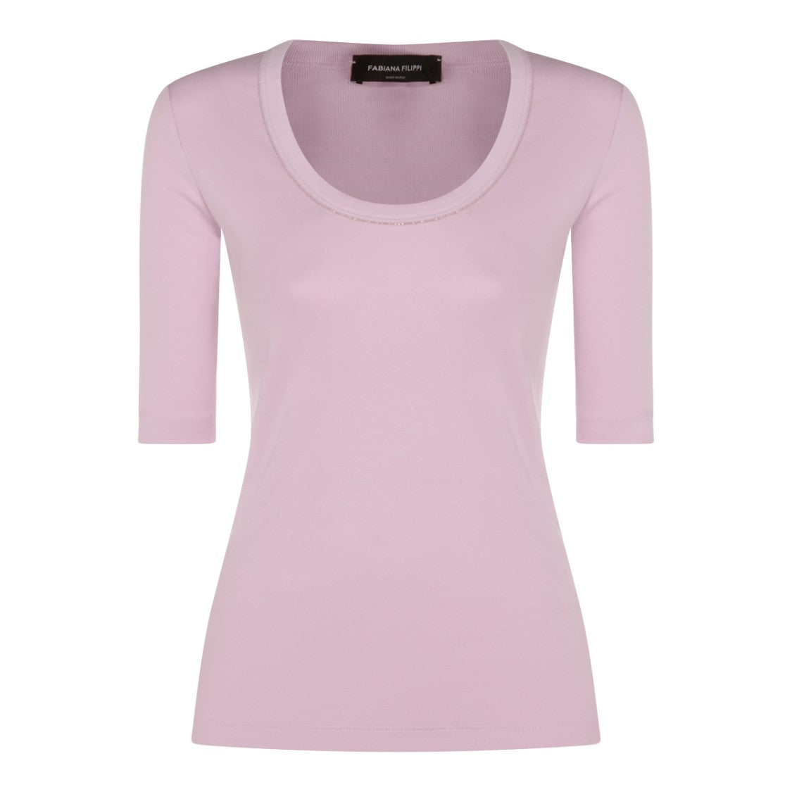 Fabiana Filippi Pink Cotton Top