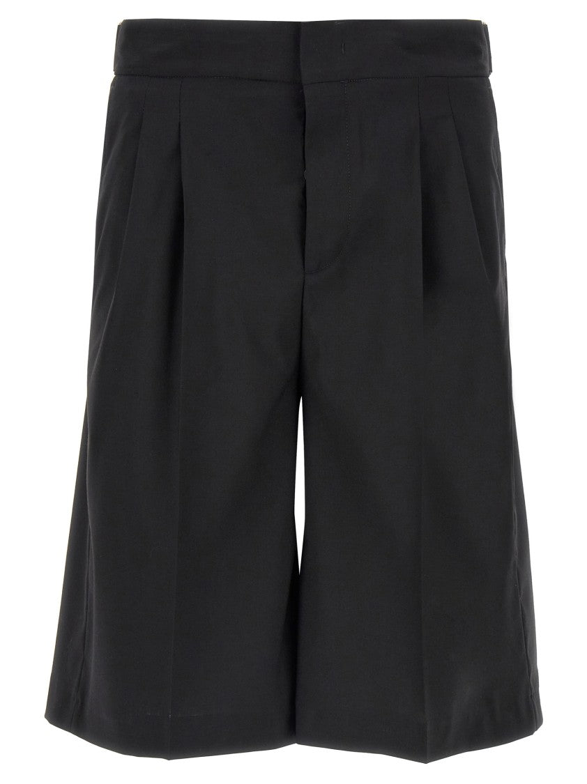 Pt Torino Techno Wool Bermuda Shorts