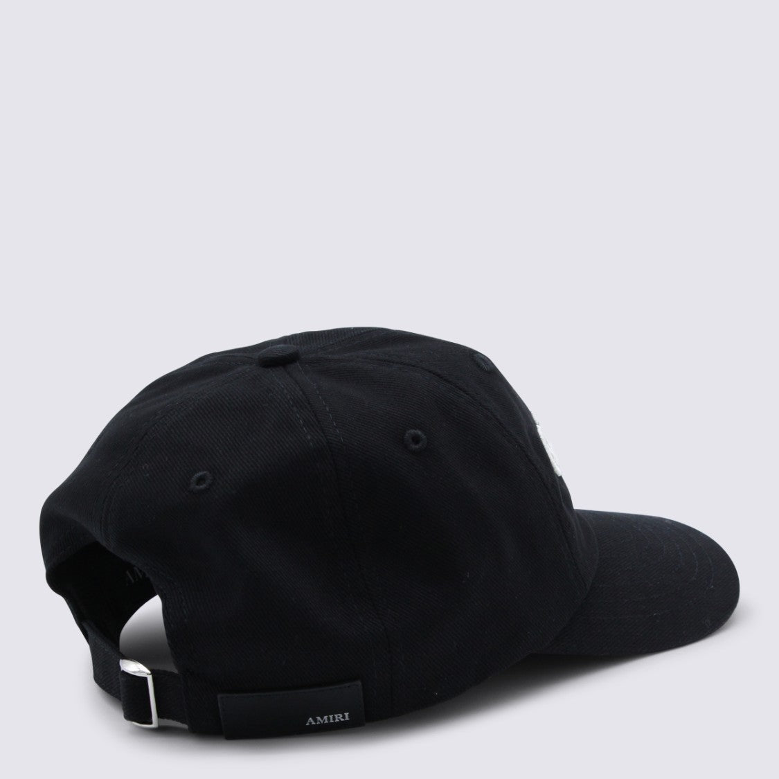 Amiri Black Cotton Logo Hat