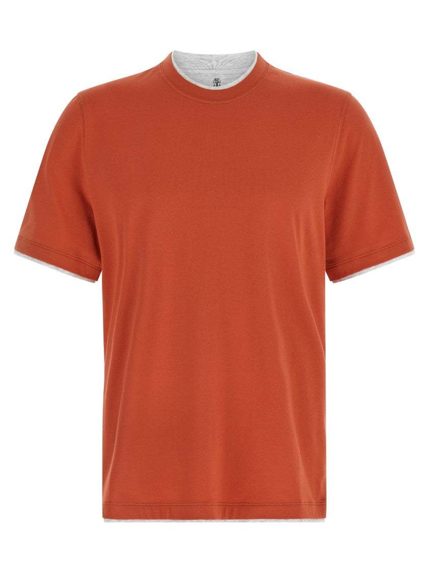 Brunello Cucinelli Double Layer T-Shirt