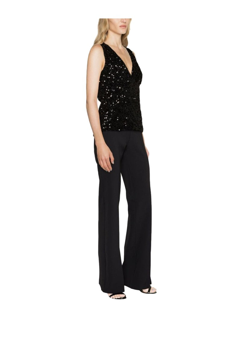 Pinko Straight-Leg Trousers Clean Waistband By Pinko
