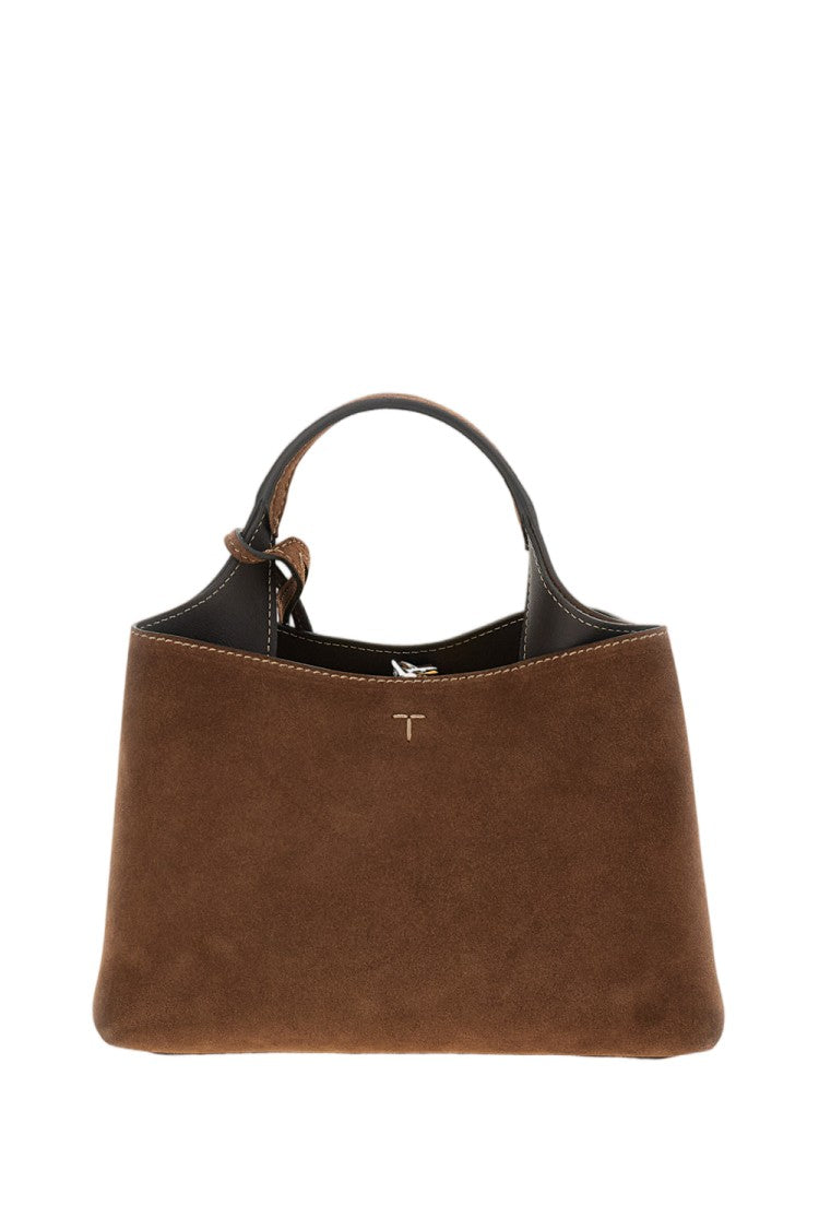 Tod's Brown Apa Sacca Micro Suede Shoulder Bag