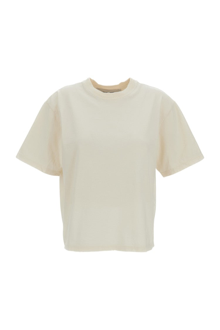 Golden Goose Boxy-Fit Cotton Jersey T-Shirt With Vintage Distressed Finish