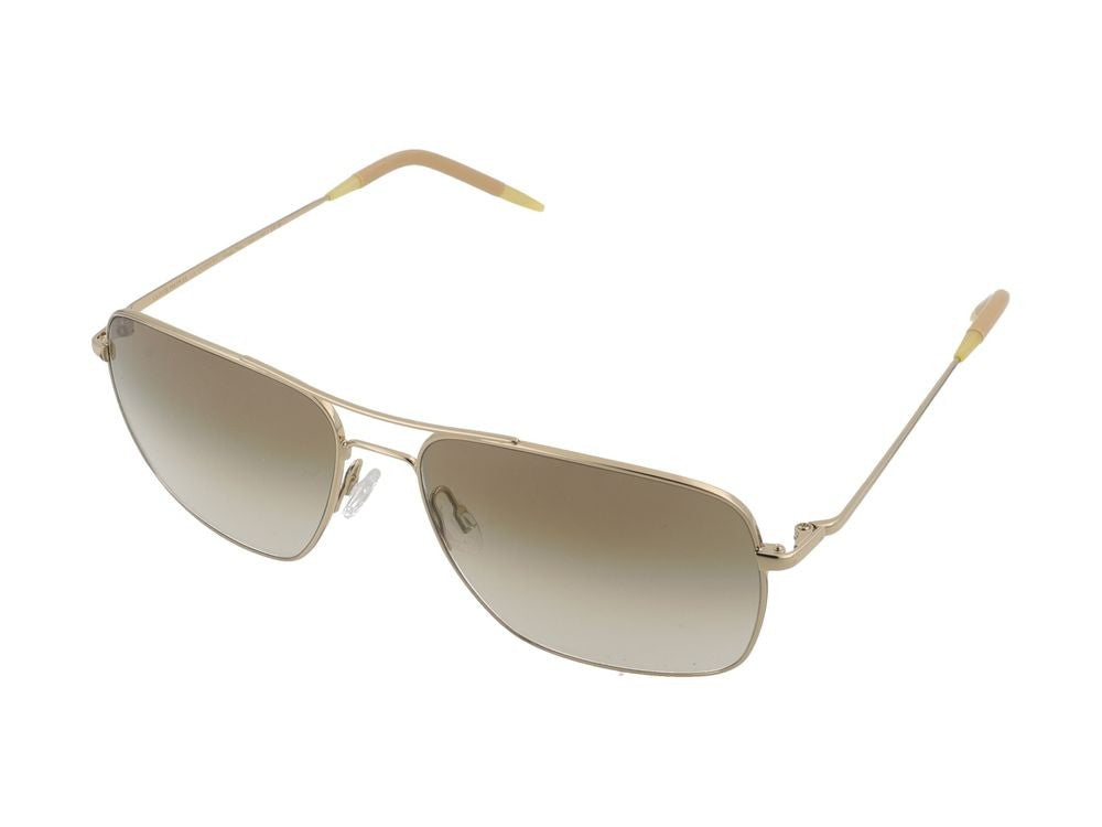 Oliver Peoples Double Bridge Gradient-Tint Rectangular Sunglasses