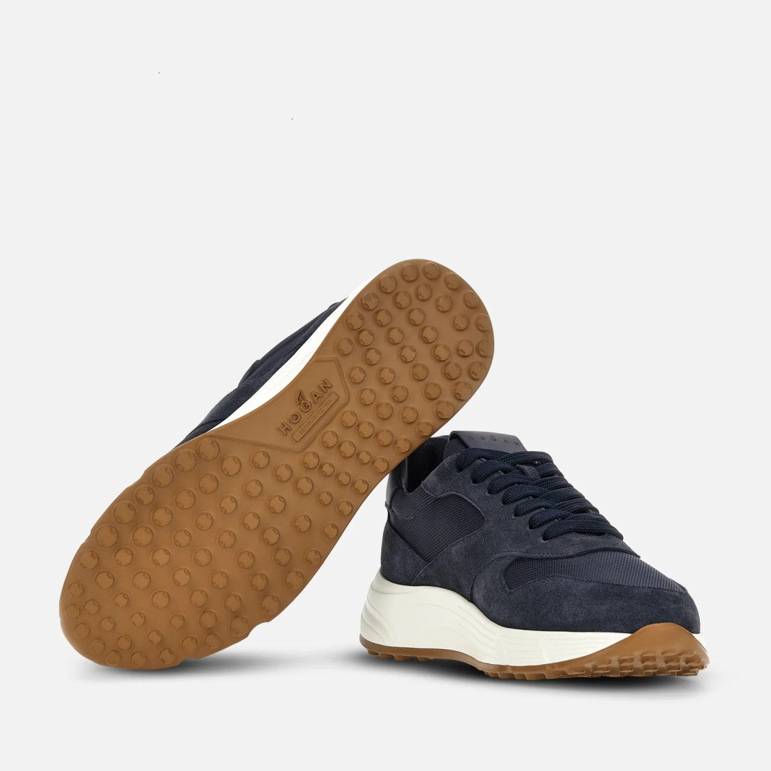 Hogan Hyperlight Allacciato Sneakers In Blue