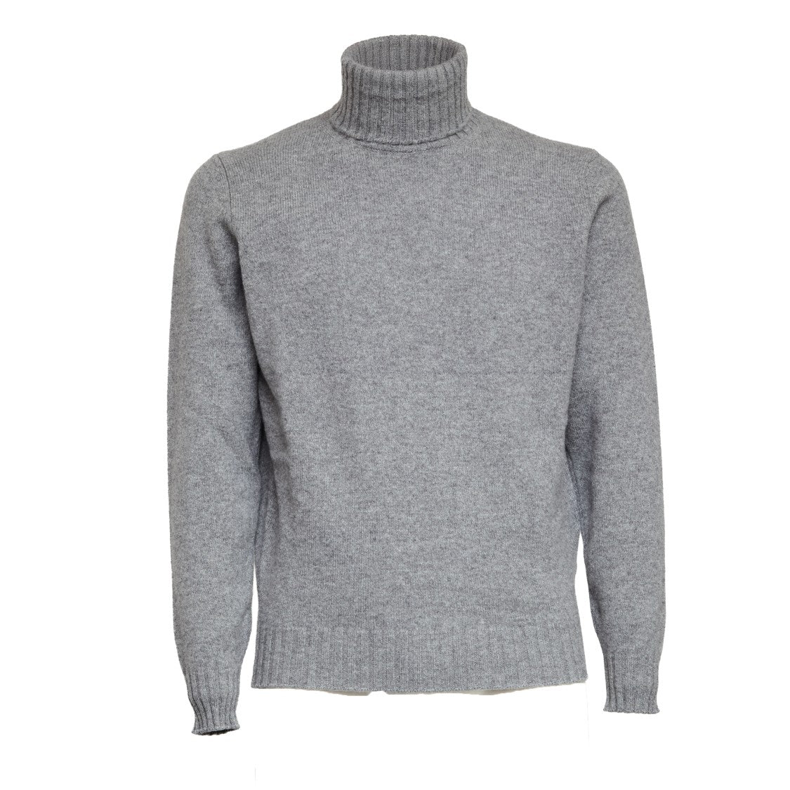 Filippo De Laurentiis High Turtleneck Ribbed Cashmere Wool Sweater
