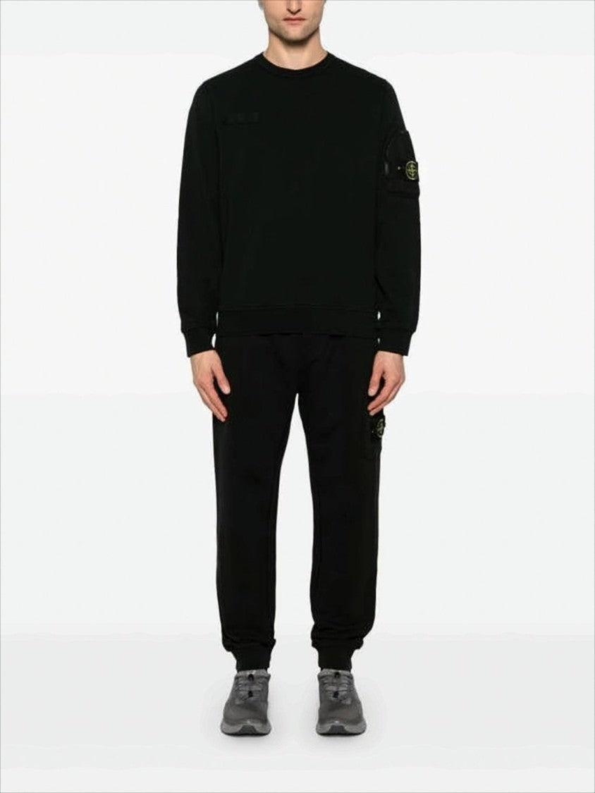 Stone Island Long-Sleeve Cotton Sweatshirt