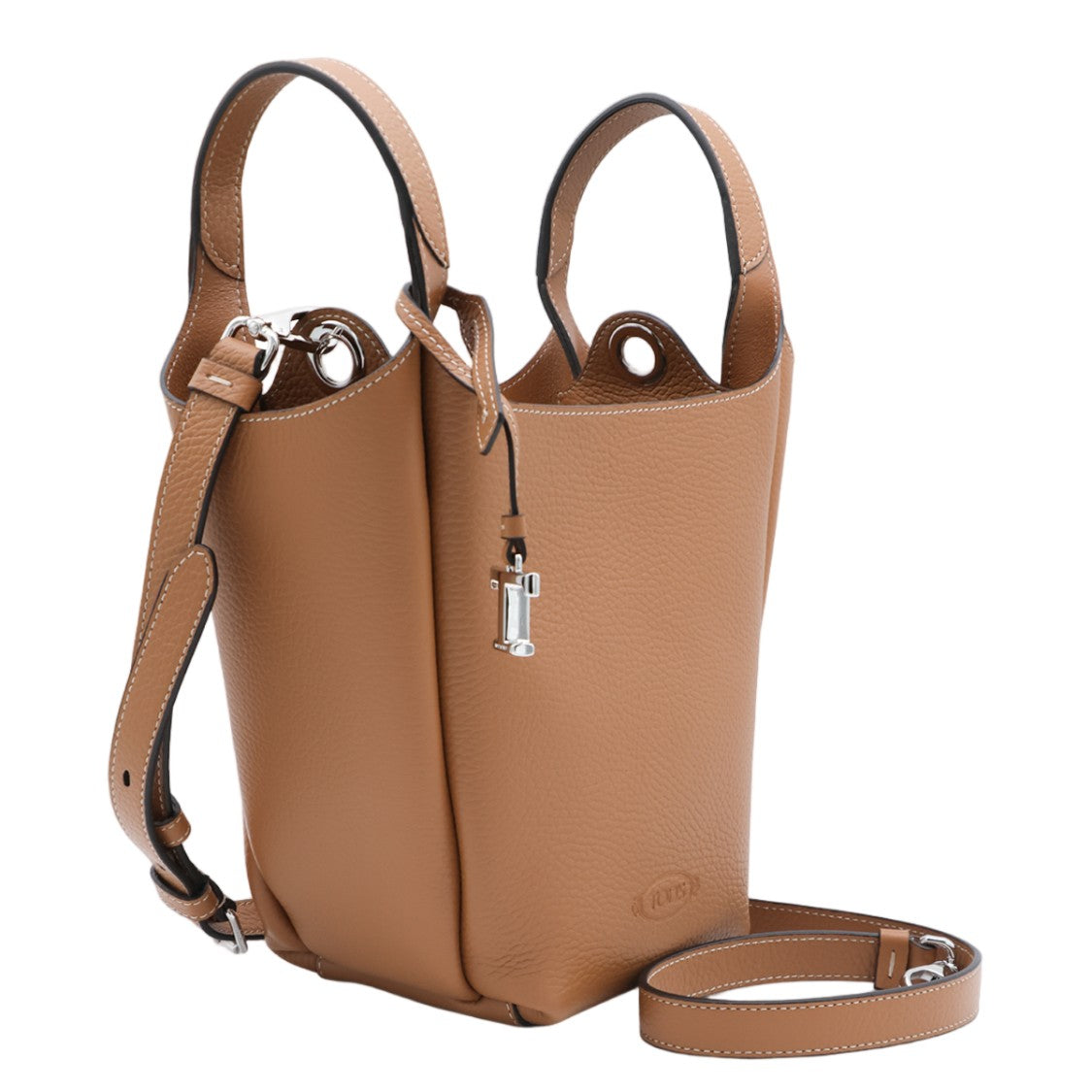 Tod's Structured Bucket Bag In Textured Leather