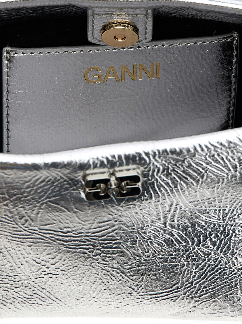 Ganni 'Bou Bag Mini Metallic' Handbag