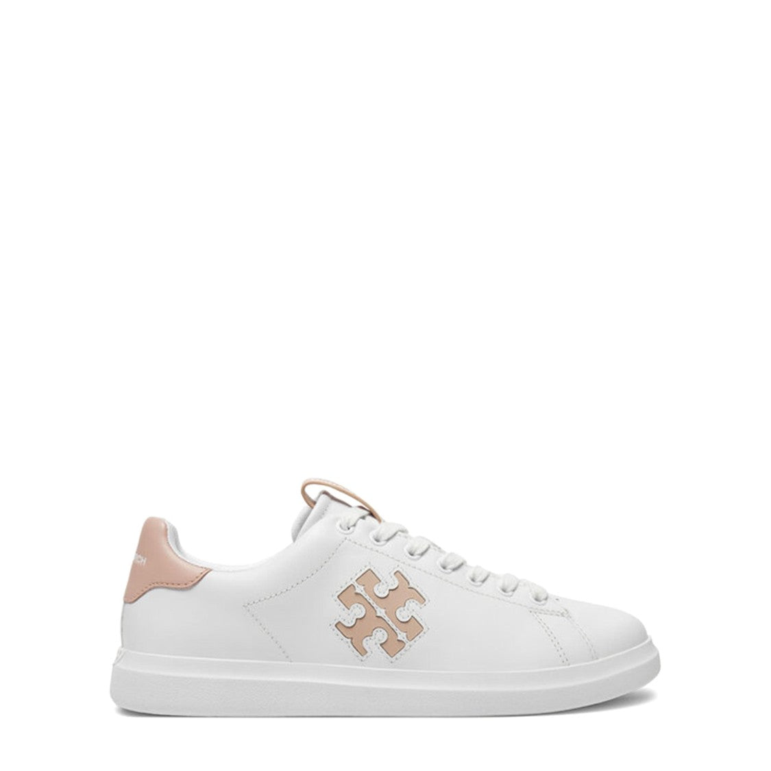 Tory Burch Double T Howell Court Sneakers With Signature Logo