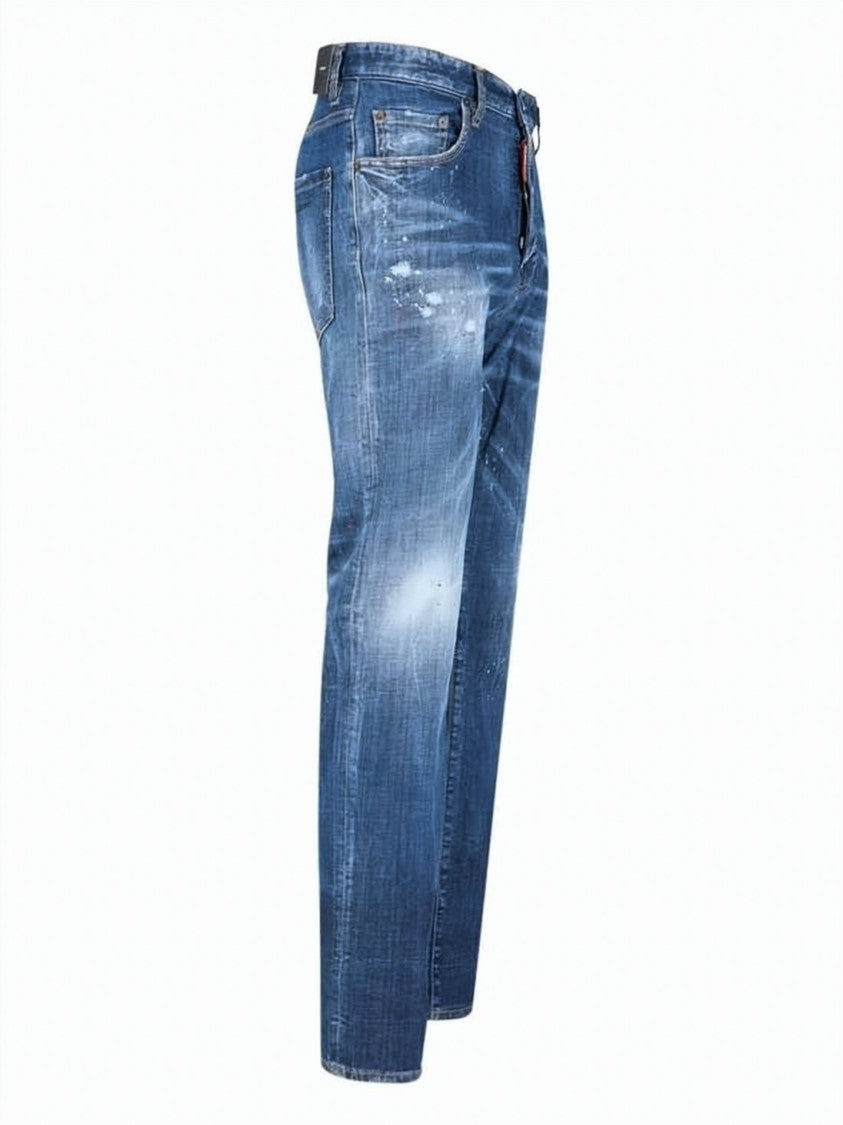 Dsquared2 Distressed Slim Fit Denim Pants