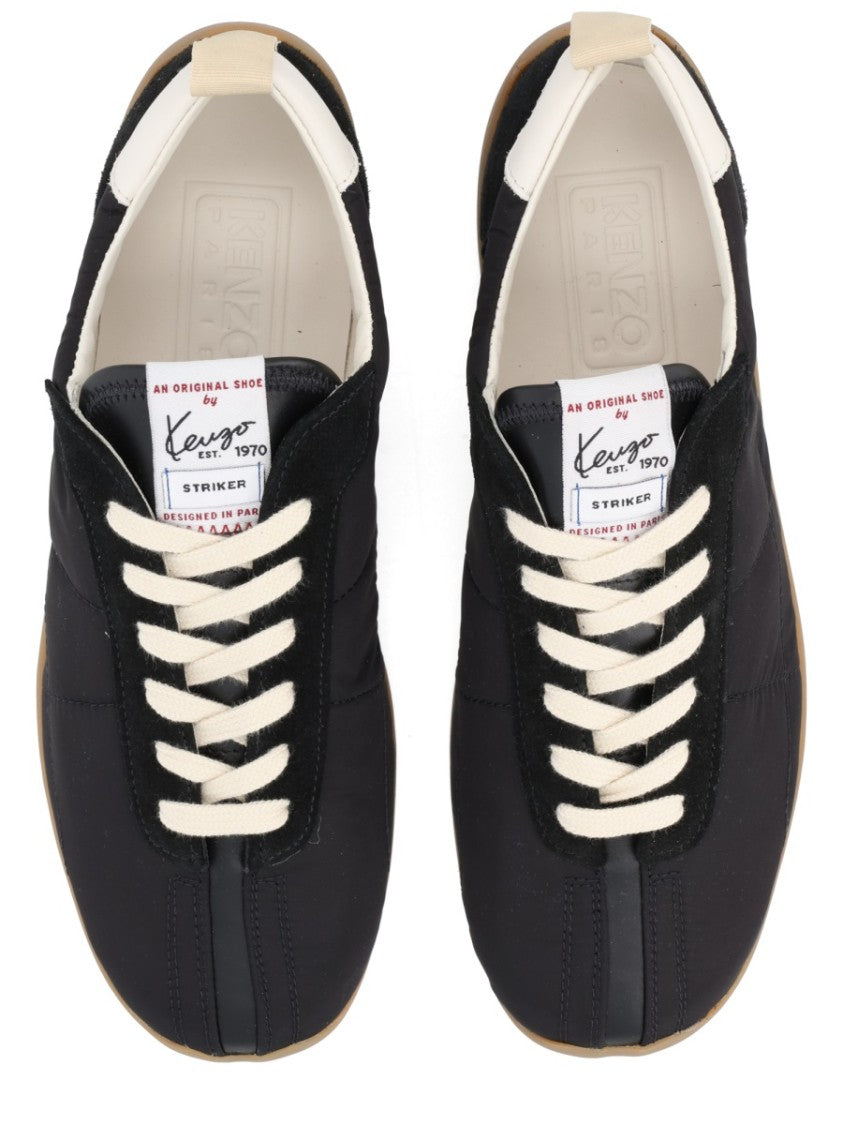 Kenzo Striking Black Polyamide Low Sneakers