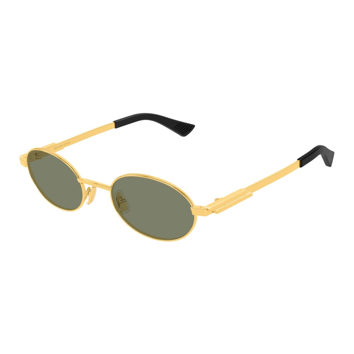 Bottega Veneta Bv1470s Round Metal Frame Sunglasses
