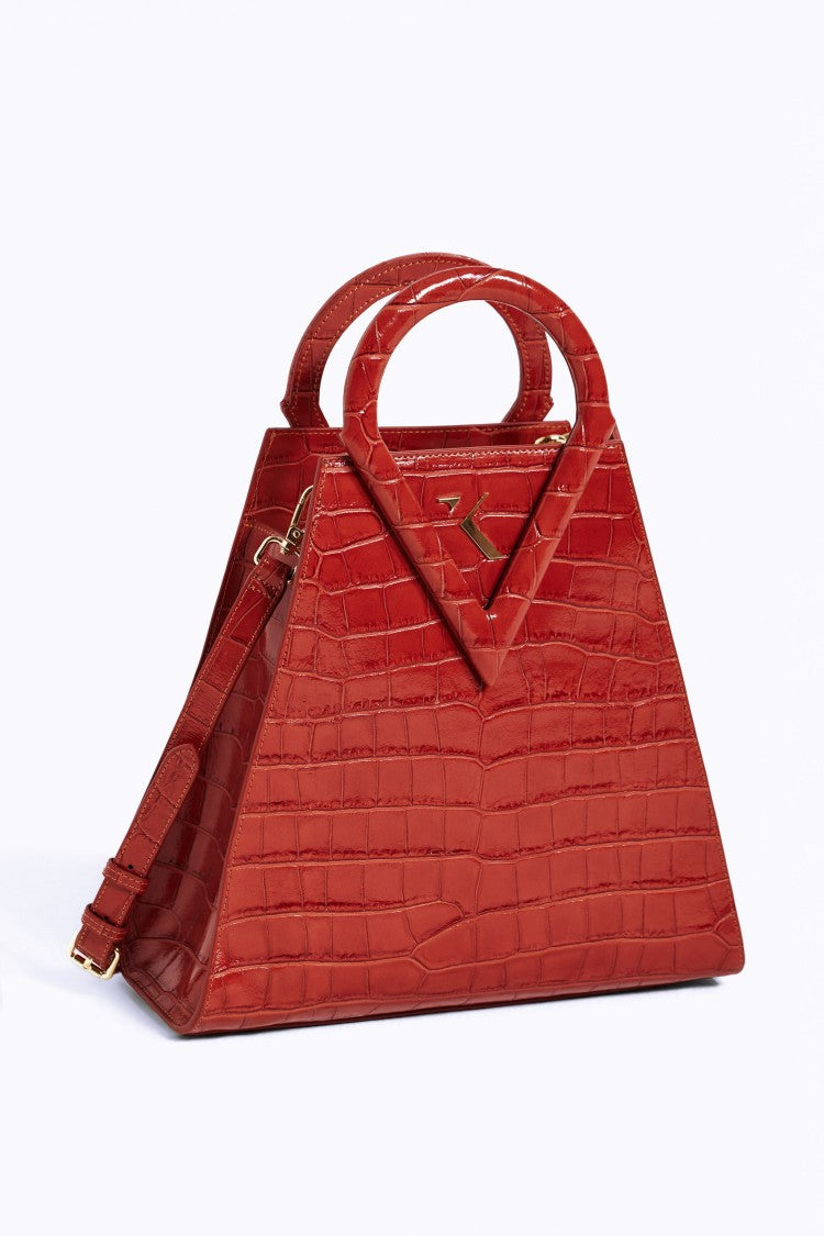 Saiid Kobeisy Crocodile Structured Bag