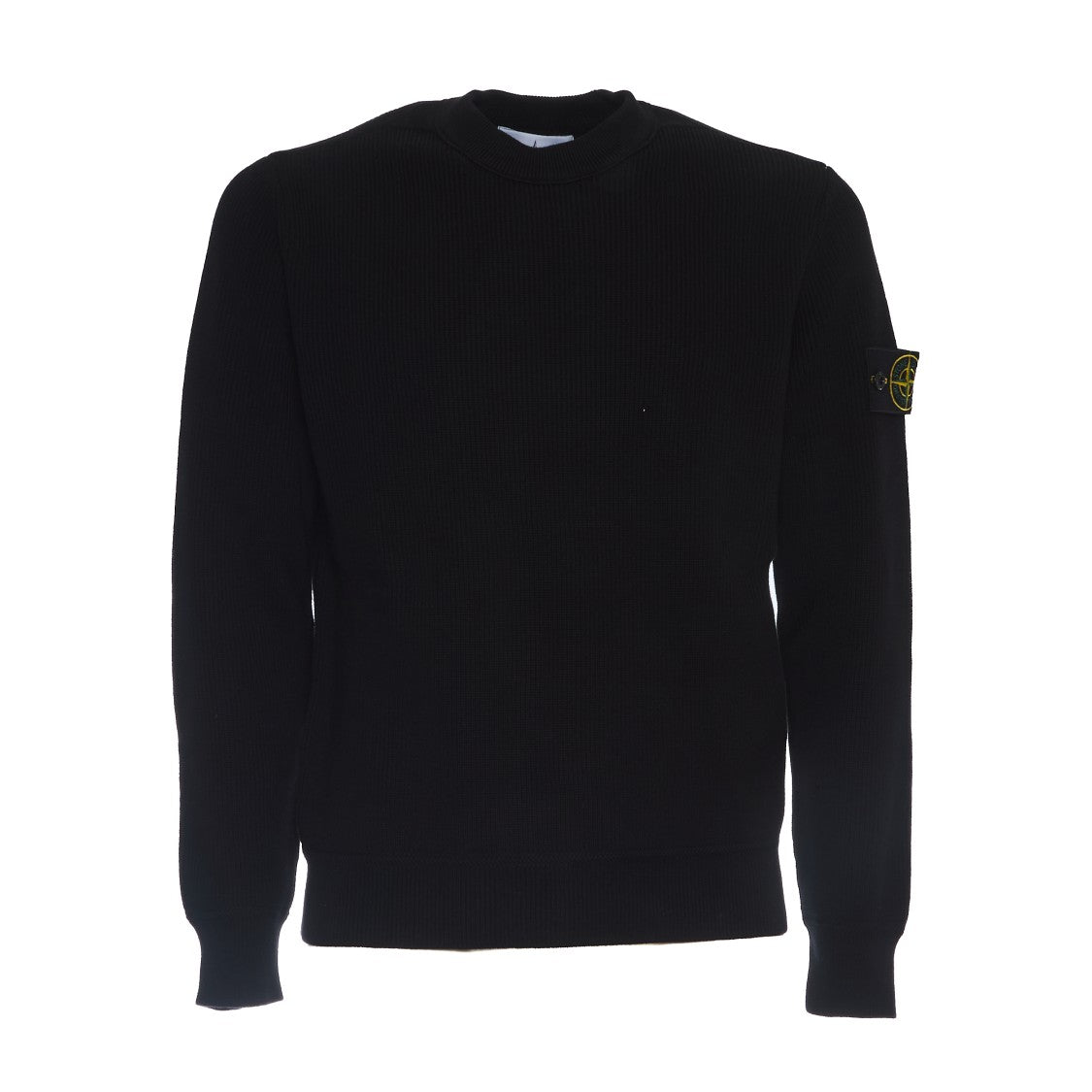 Stone Island Ribbed Black Sweater