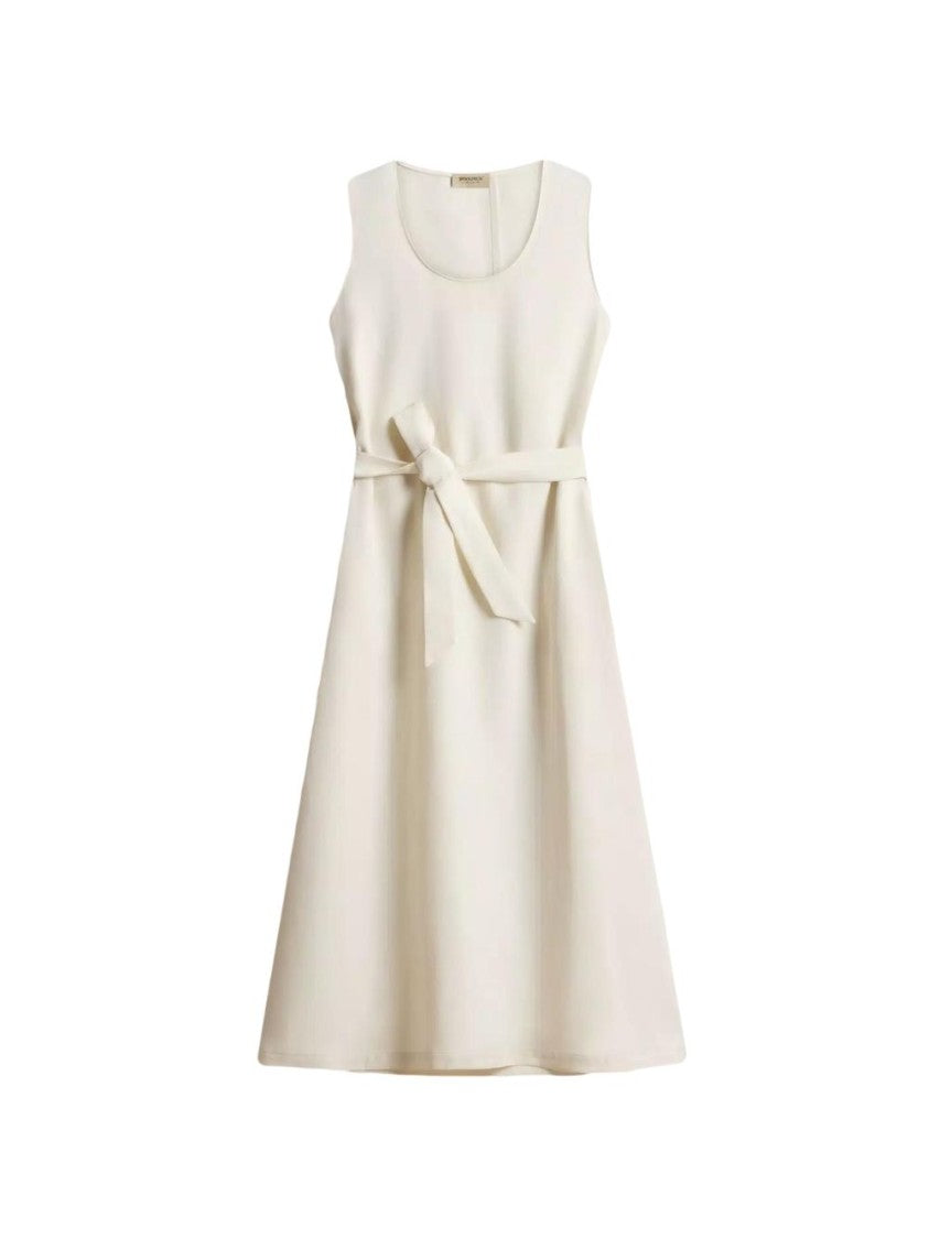 Woolrich Sleeveless Dress With Cinched Waist