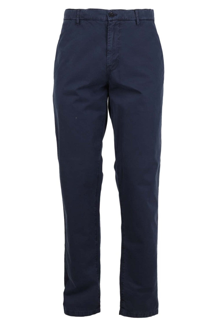 Aspesi Straight-Leg Cotton Gabardine Pants