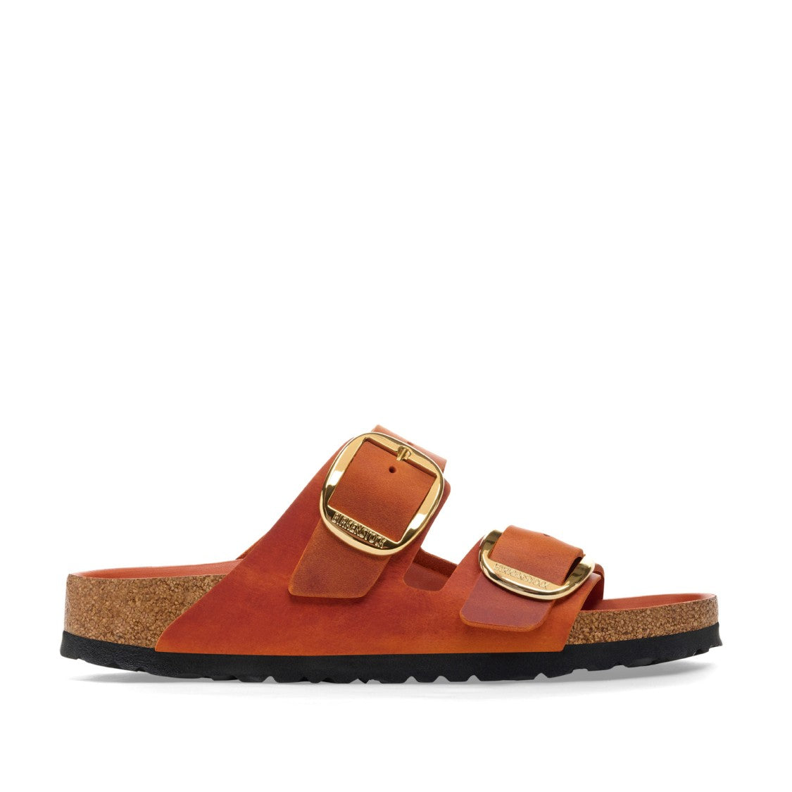 Birkenstock Arizona Sandal In Burnt Orange Oiled Leather