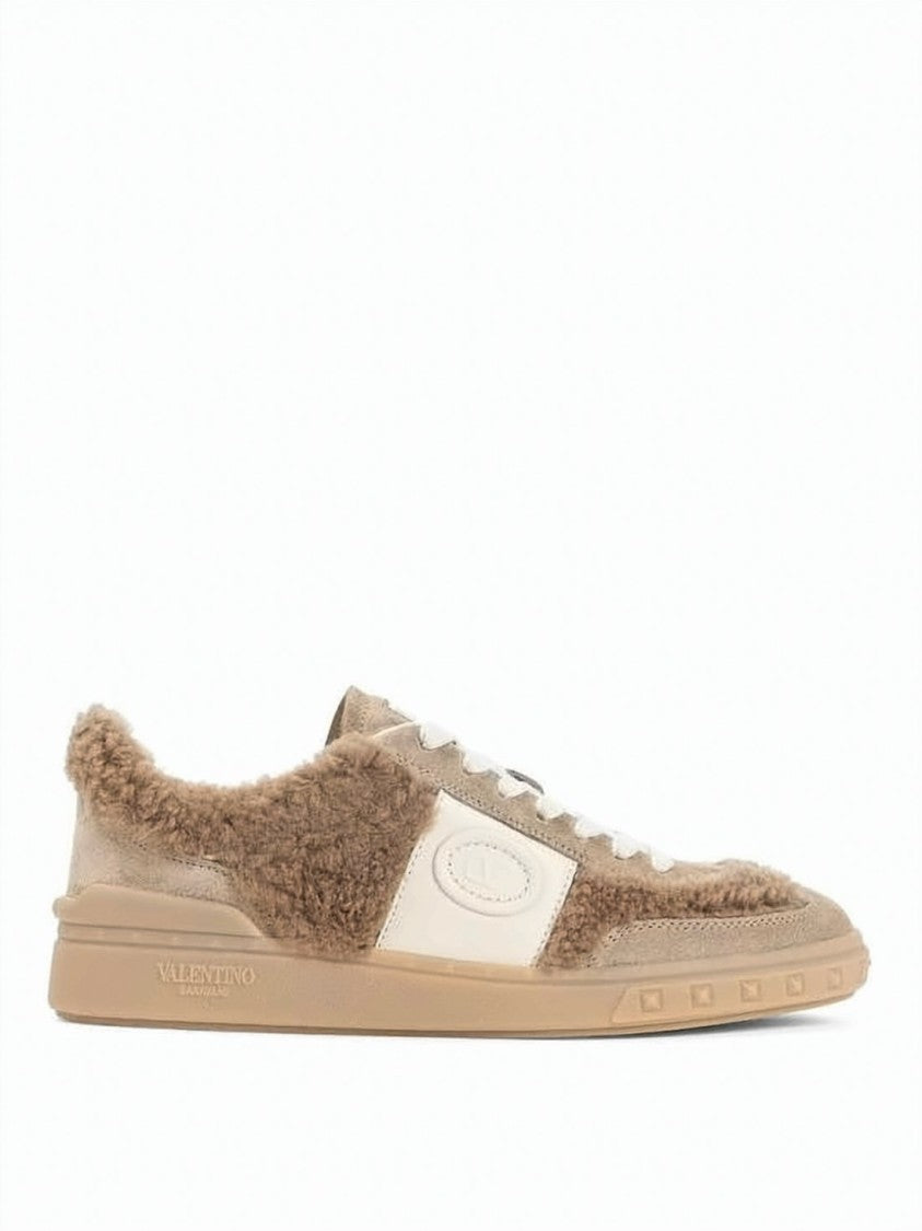 Valentino Garavani Luxe Wool-Blend Low-Top Sneakers