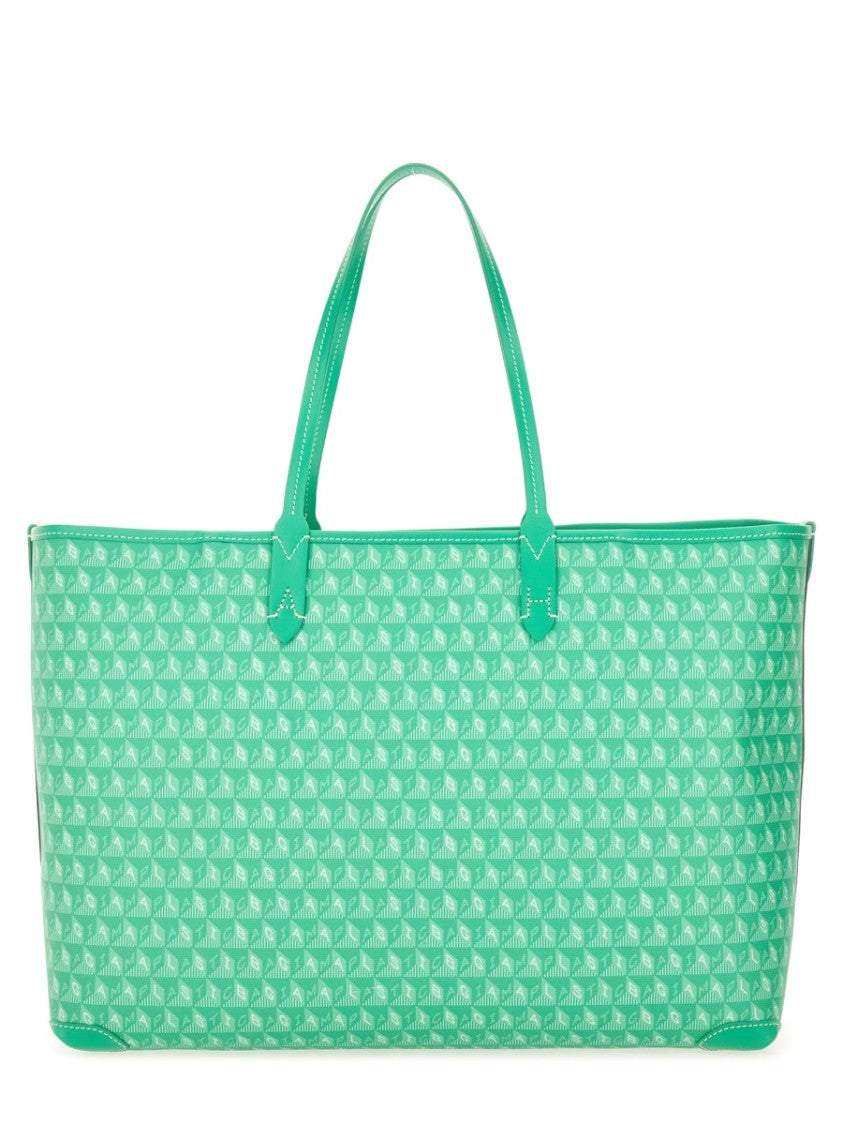 Anya Hindmarch Tote Bag With Bold Script And Textured Pattern