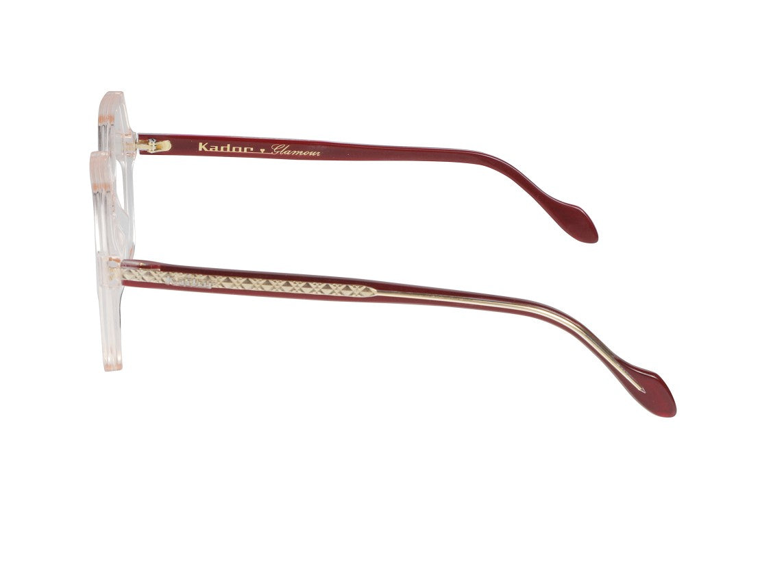 Kador Gold Exagon Glamour Hexagonal Eyeglasses