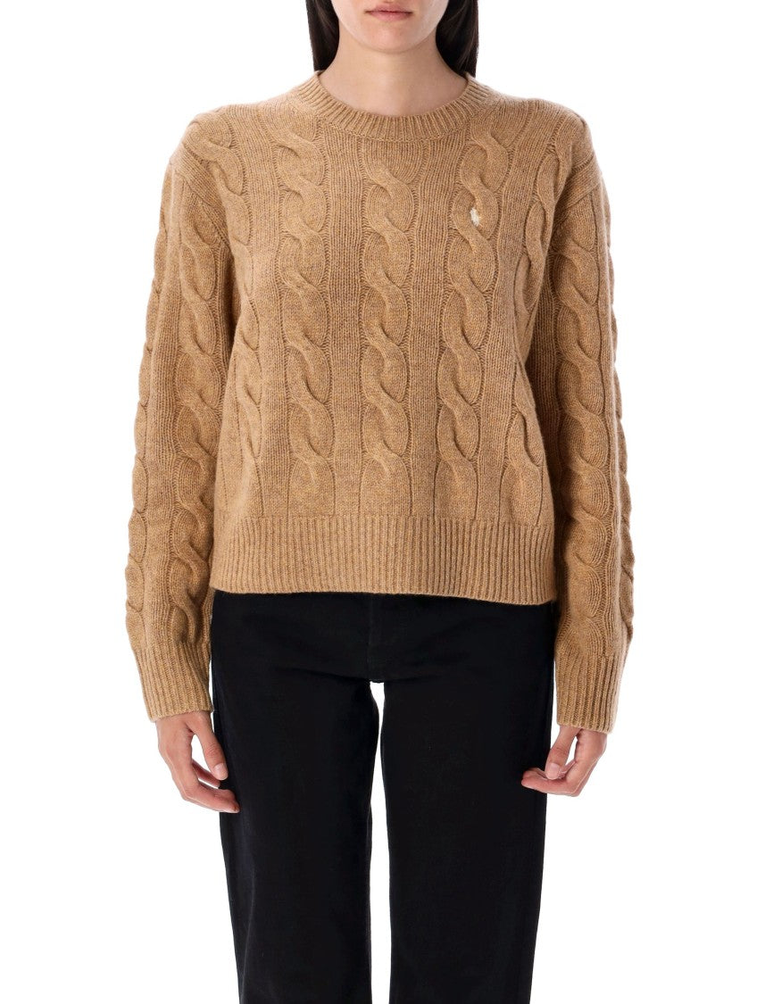Polo Ralph Lauren Crop Knit Cable Sweater