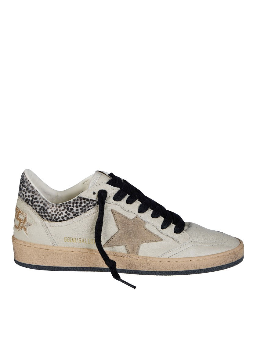 Golden Goose Ballstar Nappa Upper Toe Spur Horsy Collar Sneakers