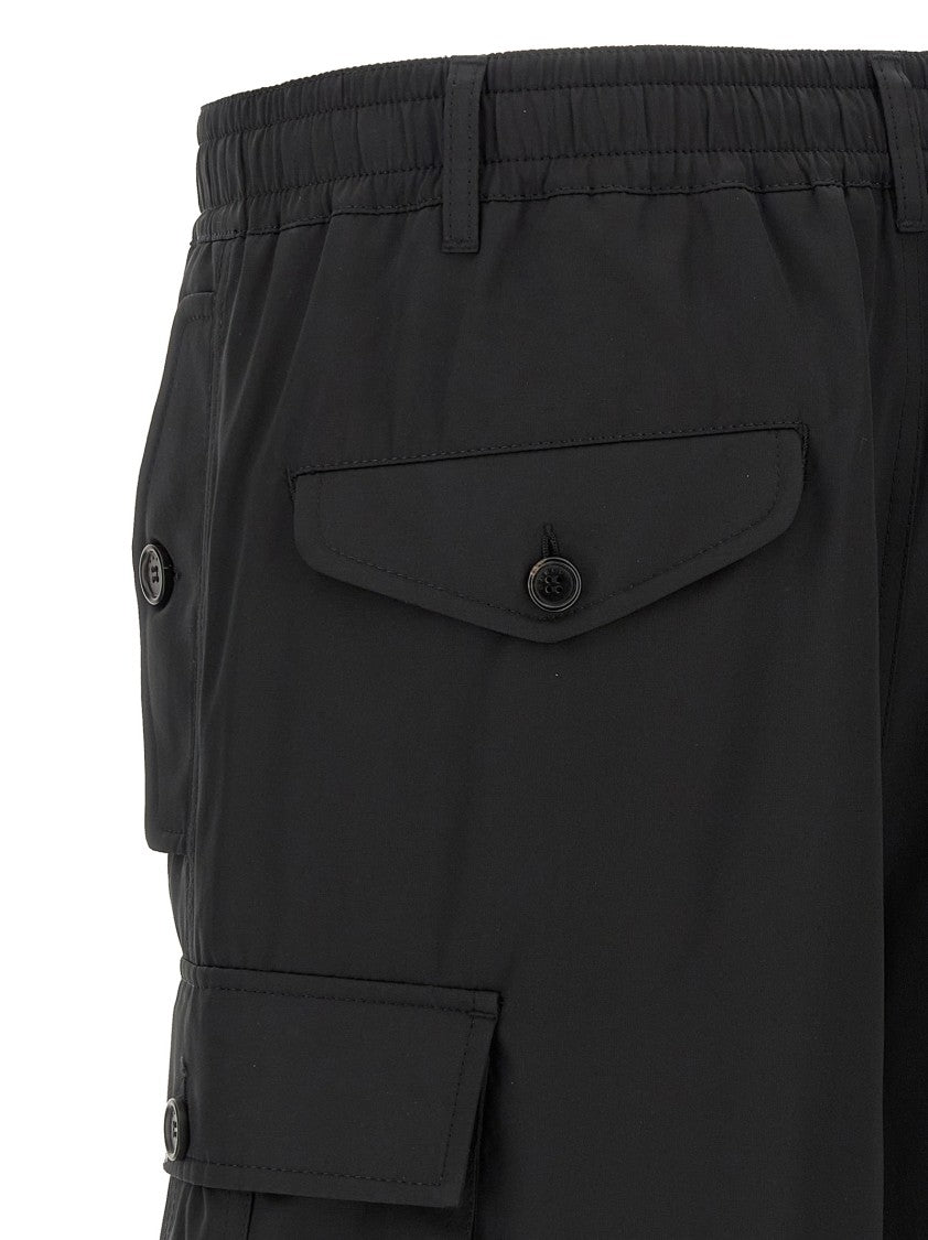 Marni High-Waisted Black Cargo Pants