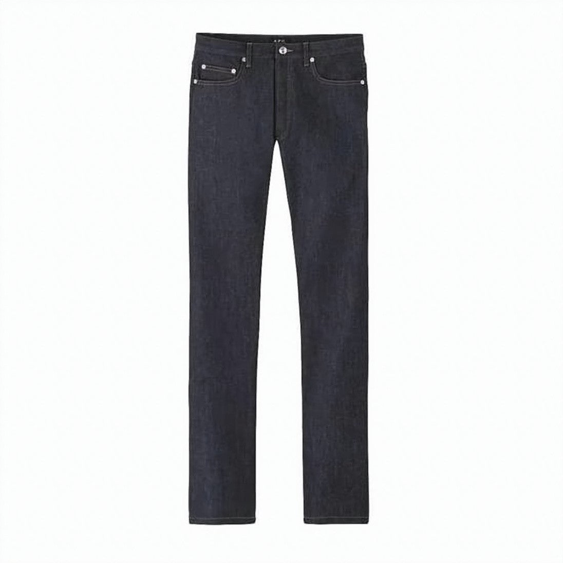 A.P.C. Indigo Straight-Leg Denim Pants With Minimalist Design