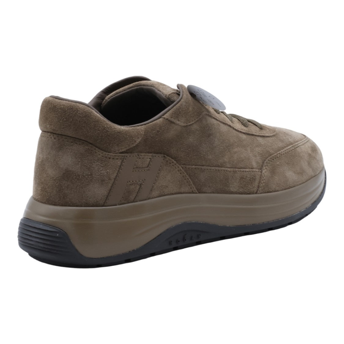 Hogan Suede Embossed-Logo Low-Profile Sneakers