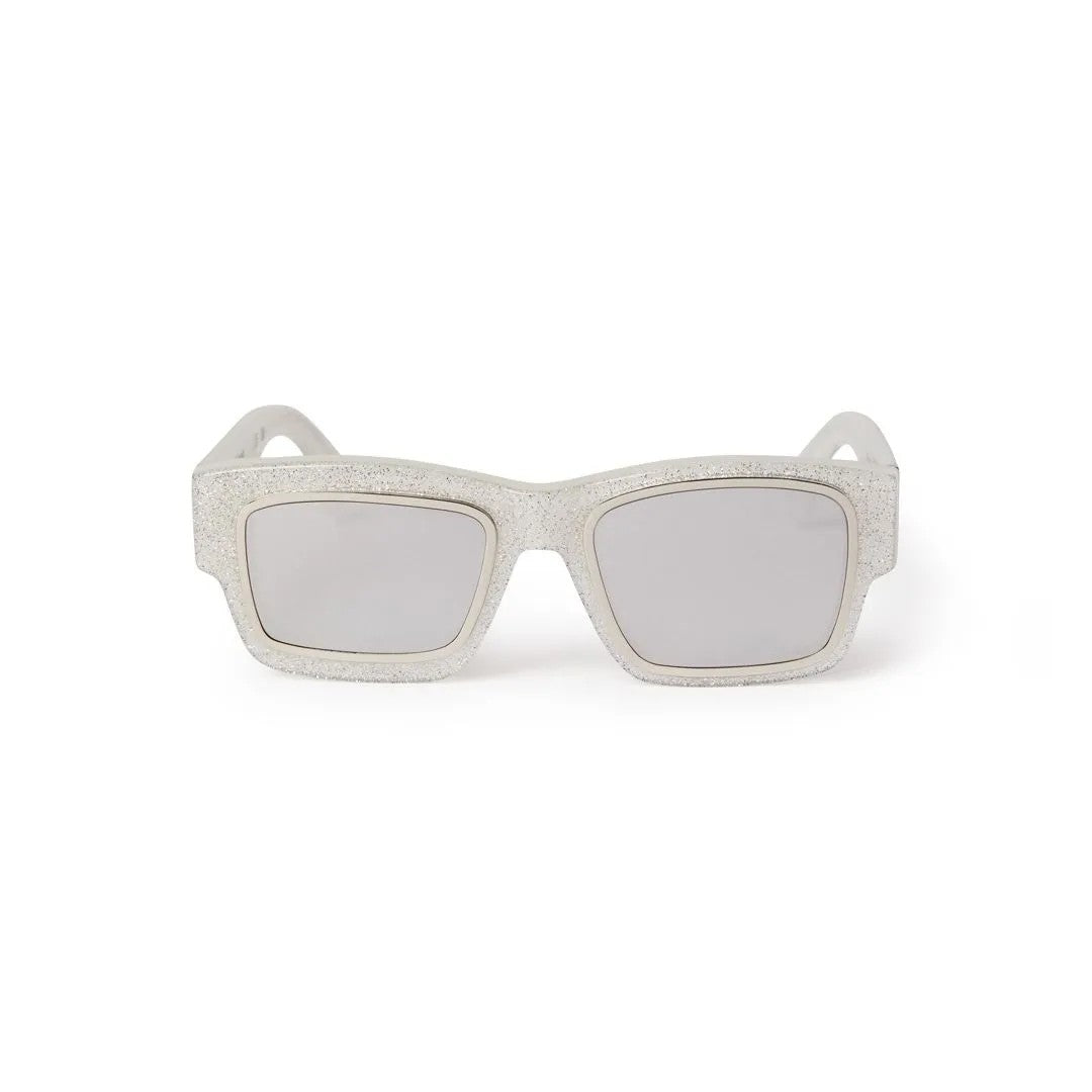 Palm Angels Peri030 Raymond Reflective Acetate Rectangular Sunglasses