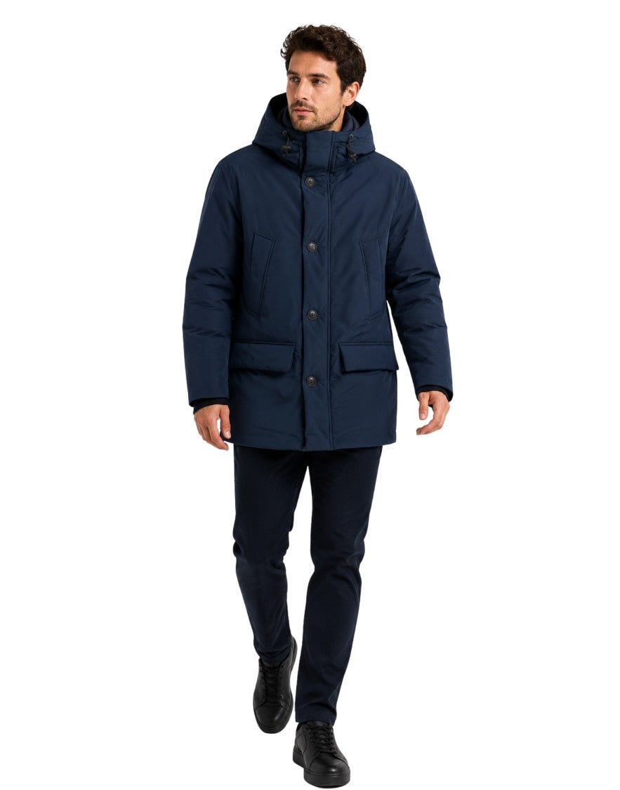 Woolrich Melton Blue Cloud Technical Waterproof Parka