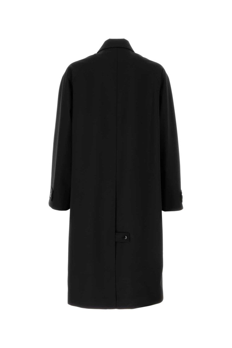 Gucci Black Wool Overcoat