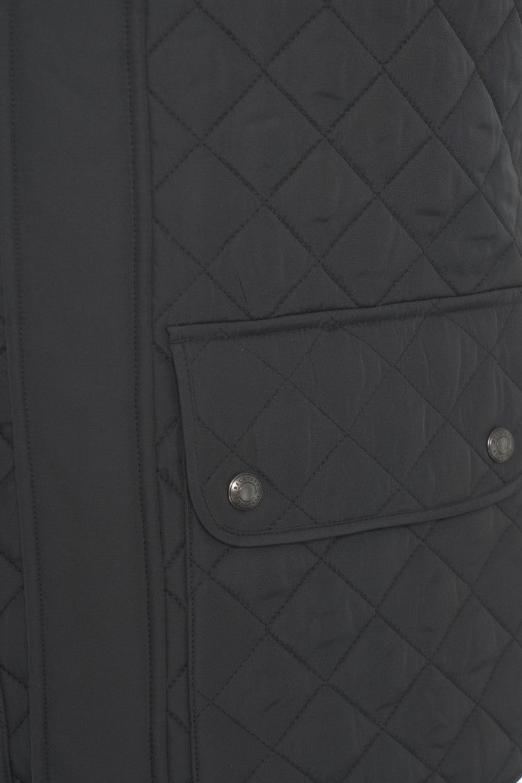 Belstaff Diamond-Quilted Gilet With High Collar And Signature Logo