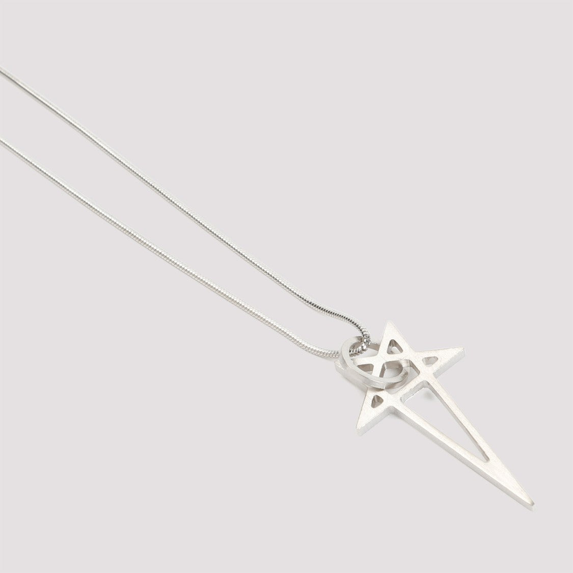 Rick Owens Pentagram Charm Necklace