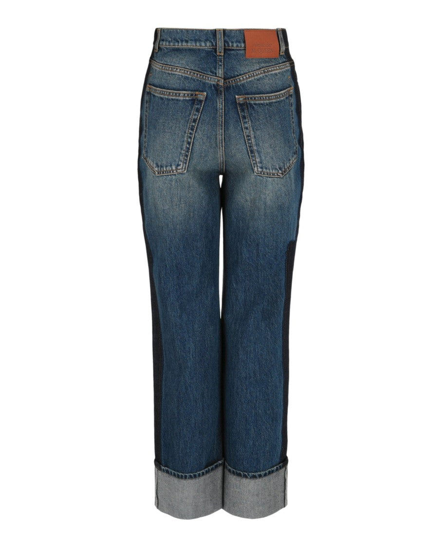 Alexander Mcqueen Faded Boyfriend Jeans
