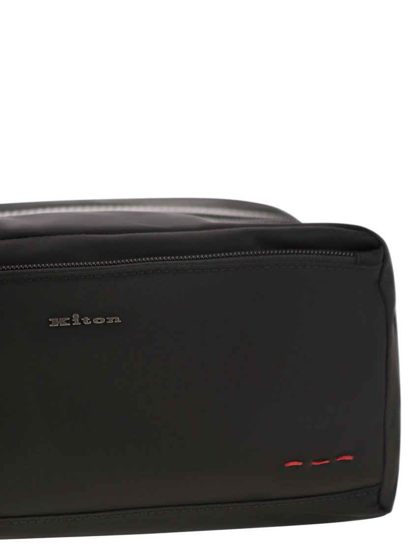 Kiton Beauty Case In Nylon