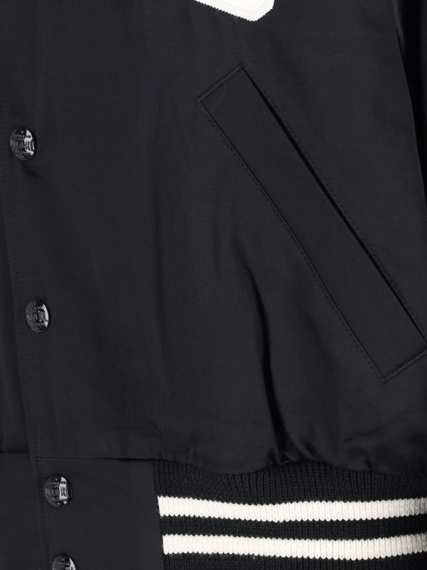 Polo Ralph Lauren Satin Bomber Jacket With Contrast Details