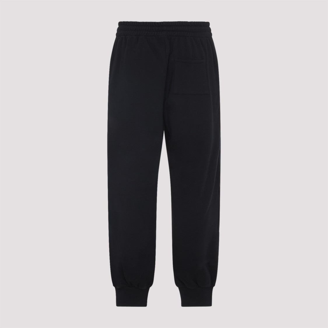 Celine Black Cotton Pants With Drawstring Waist
