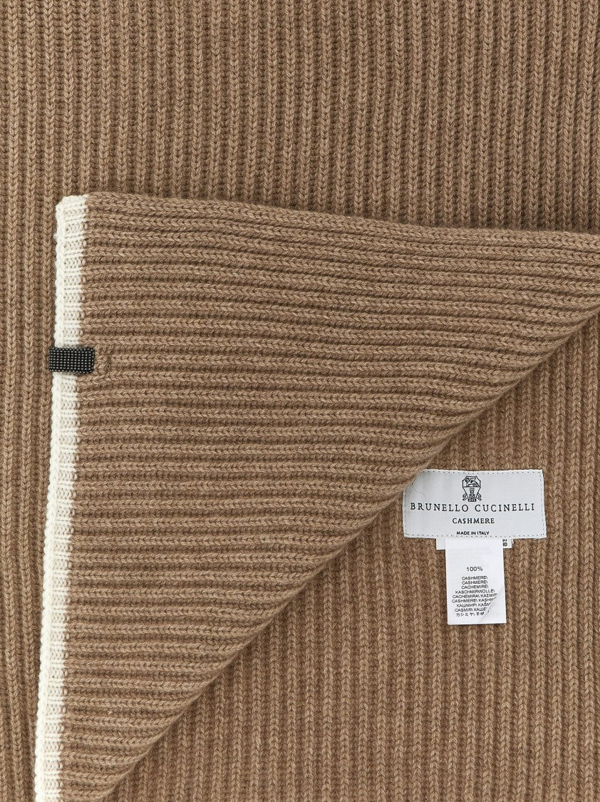 Brunello Cucinelli Monile Cashmere Scarf