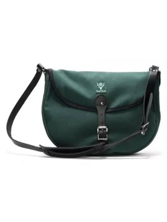 South2 West8 Rounded Rectangular Crossbody Bag With Leather Trim