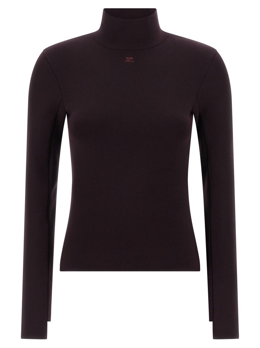 Courrèges Interlock Viscose Sweater