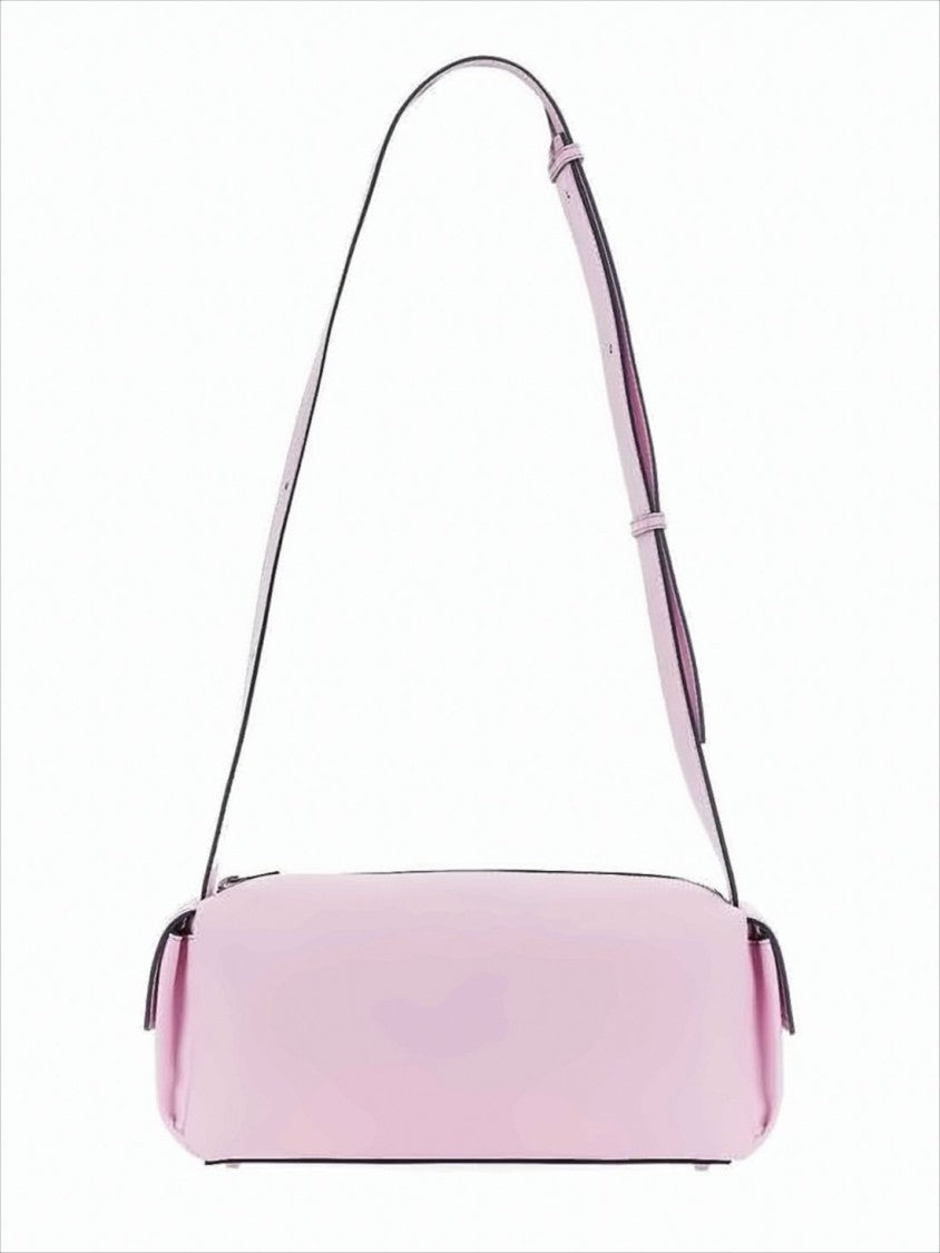 Sunnei Rectangular Pink Cowhide Leather Shoulder Bag